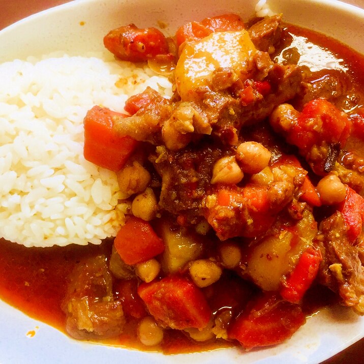 程よく?辛い、牛すじスープカレー